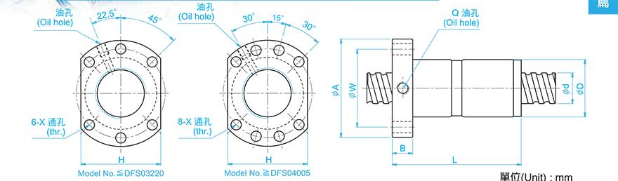 TBI DFS03205-3.8 TBI滚珠丝杆 选择科士威传动